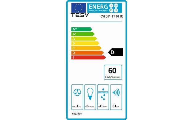 Аспиратор Tesy CH 301 1T 60 IX